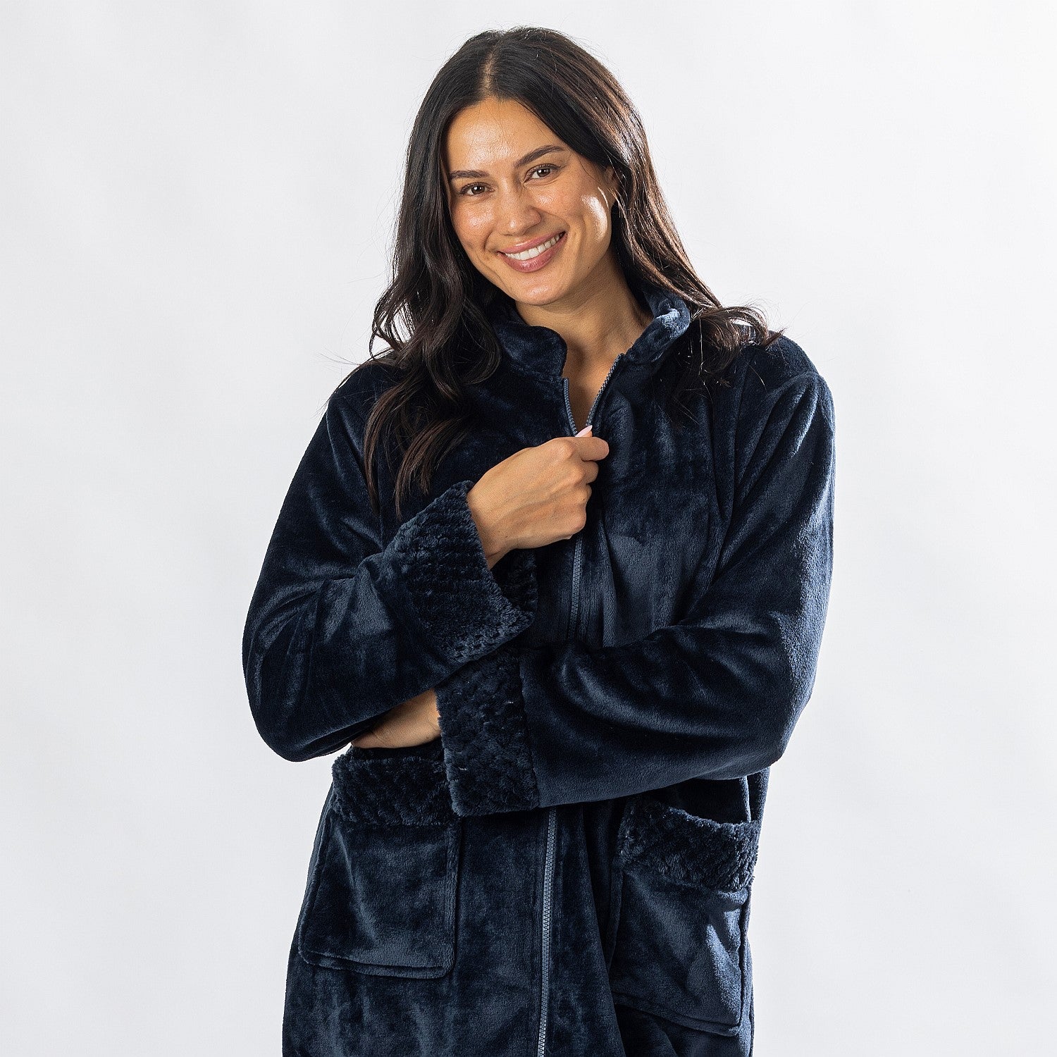 Solace Zip Front Bathrobe