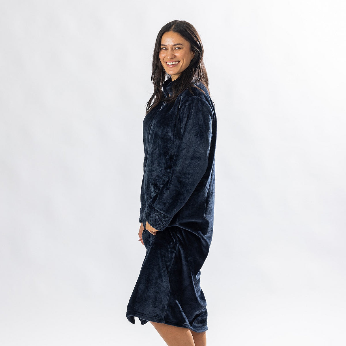 Solace Zip Front Bathrobe
