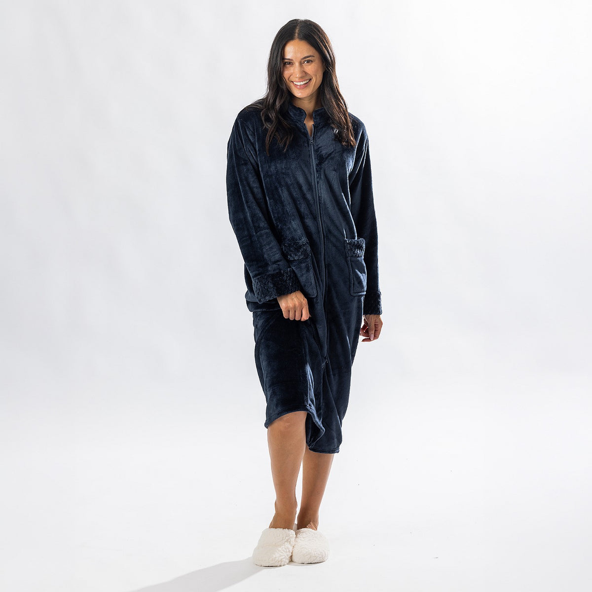Solace Zip Front Bathrobe