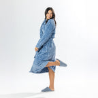 Design Republique Ribbed Super Plush Bathrobe