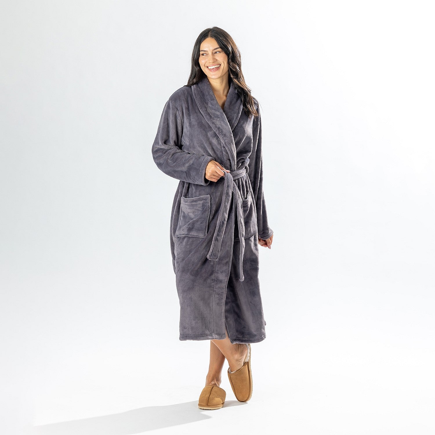 Solace So Soft Plush 3/4 Bathrobe