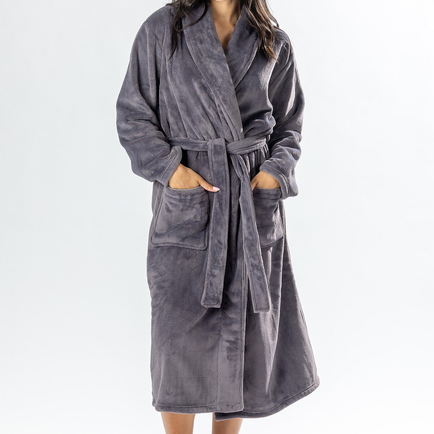 Solace So Soft Plush 3/4 Bathrobe