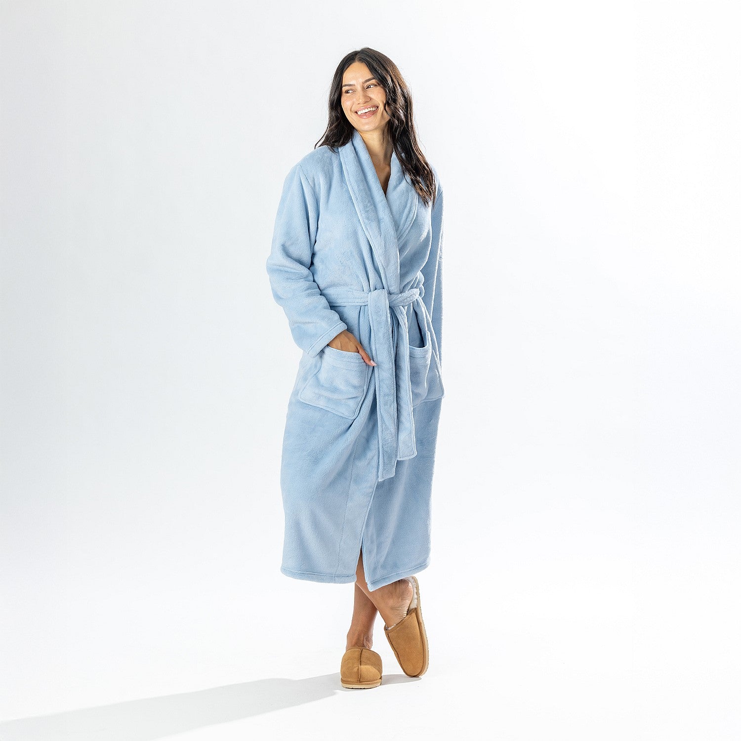 Solace So Soft Plush 3/4 Bathrobe