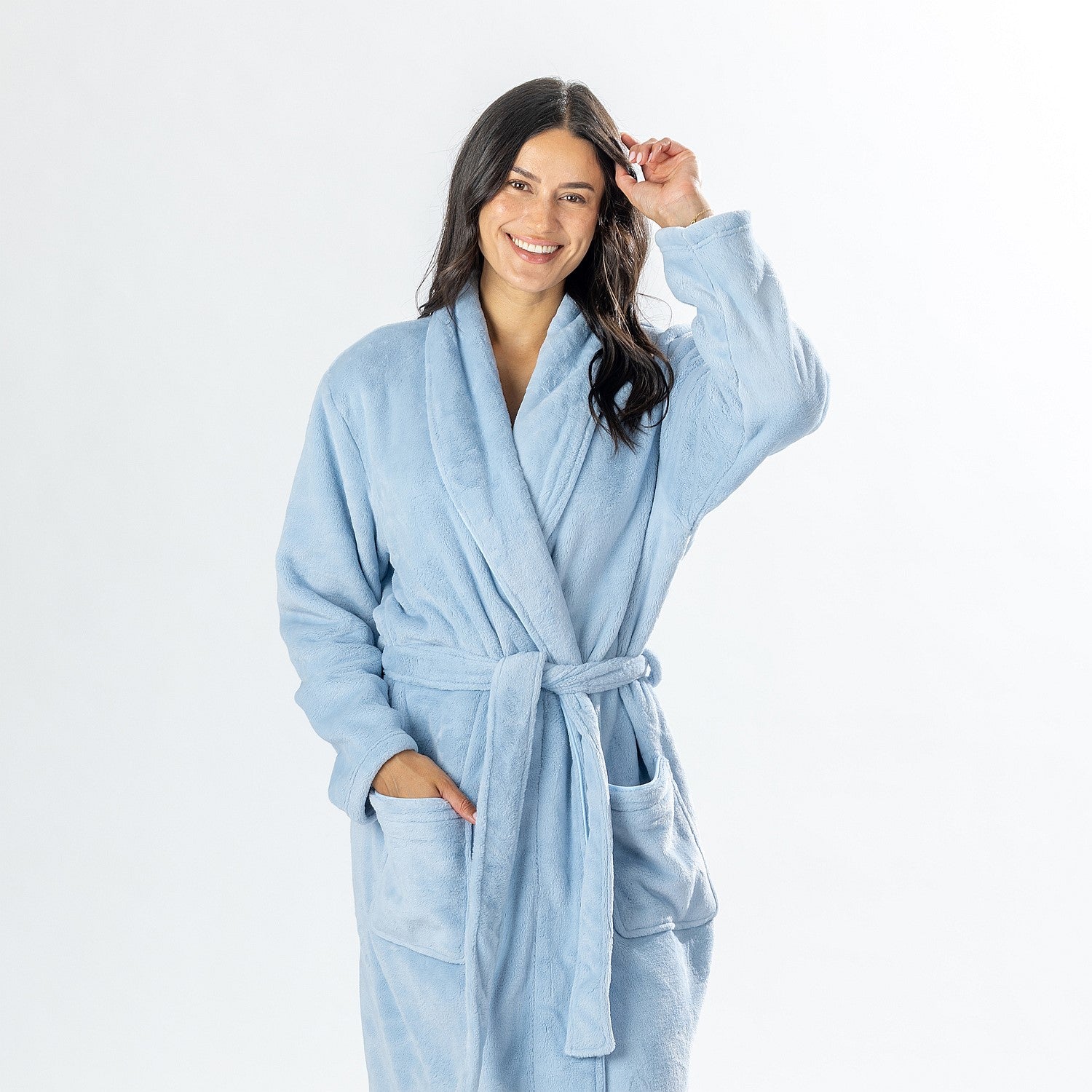 Solace So Soft Plush 3/4 Bathrobe