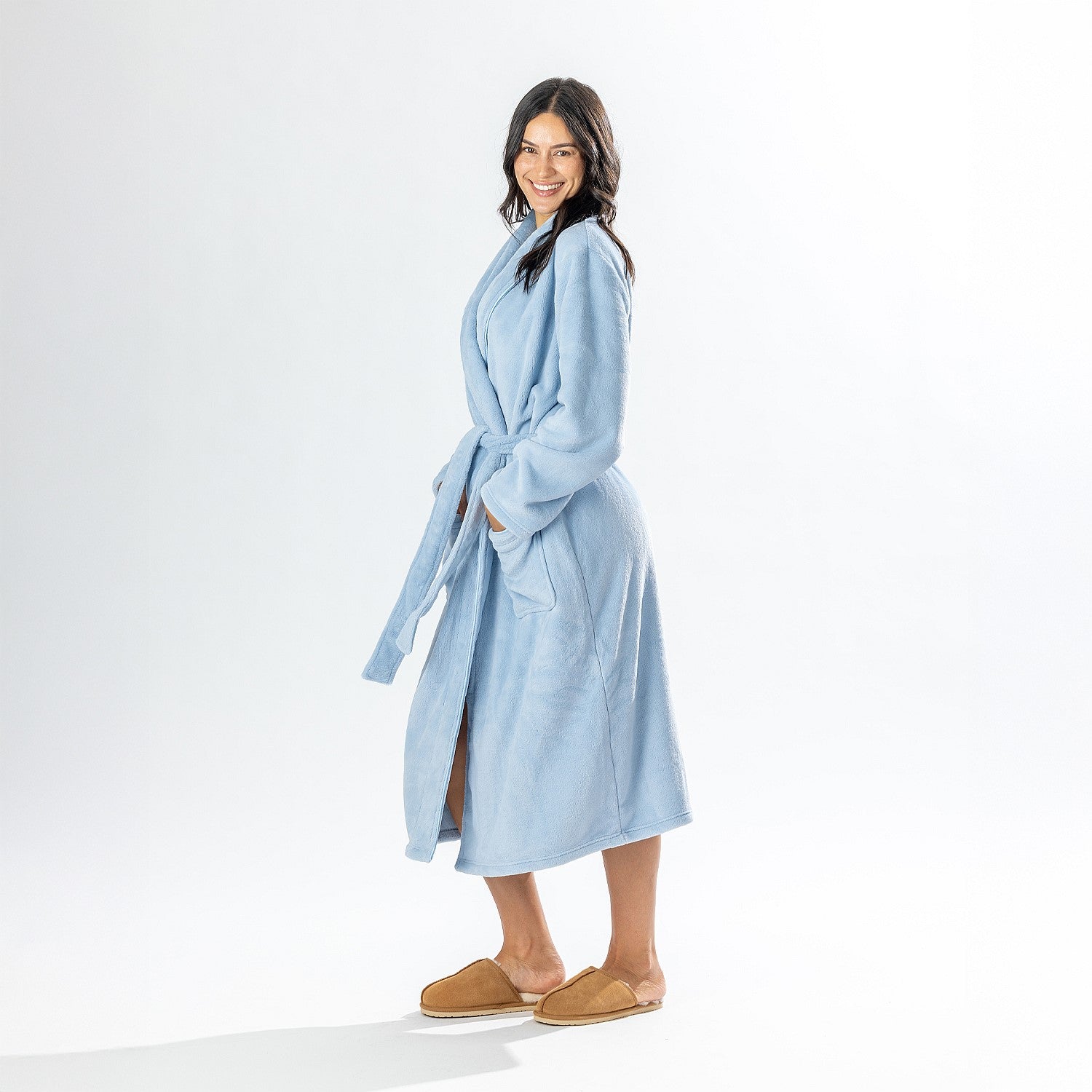Solace So Soft Plush 3/4 Bathrobe