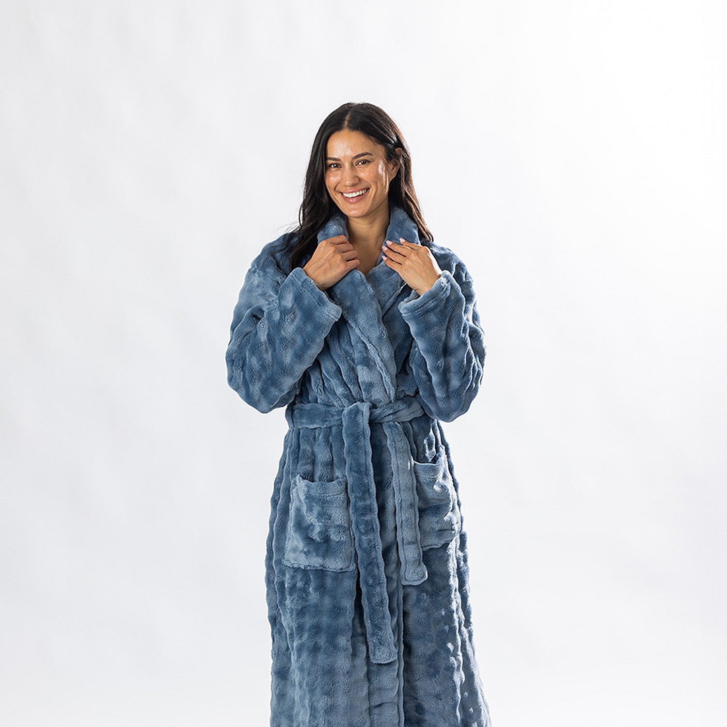 Solace Cody Texture 3/4 Length Bathrobe