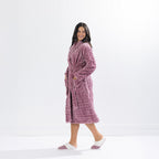Solace Cody Texture 3/4 Length Bathrobe