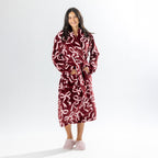Amparo Endless Bows Bathrobe Cranberry