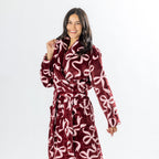 Amparo Endless Bows Bathrobe Cranberry