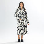 Amparo Endless Bows Bathrobe Ivory