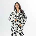 Amparo Endless Bows Bathrobe Ivory