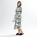 Amparo Endless Bows Bathrobe Ivory