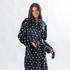Design Republique Kellie Spot Plush Robe