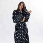 Design Republique Kellie Spot Plush Robe