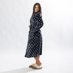 Design Republique Kellie Spot Plush Robe