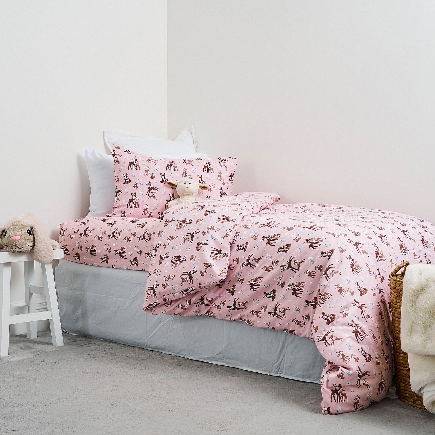Hush Kids Doe Flannelette Cot Duvet Cover