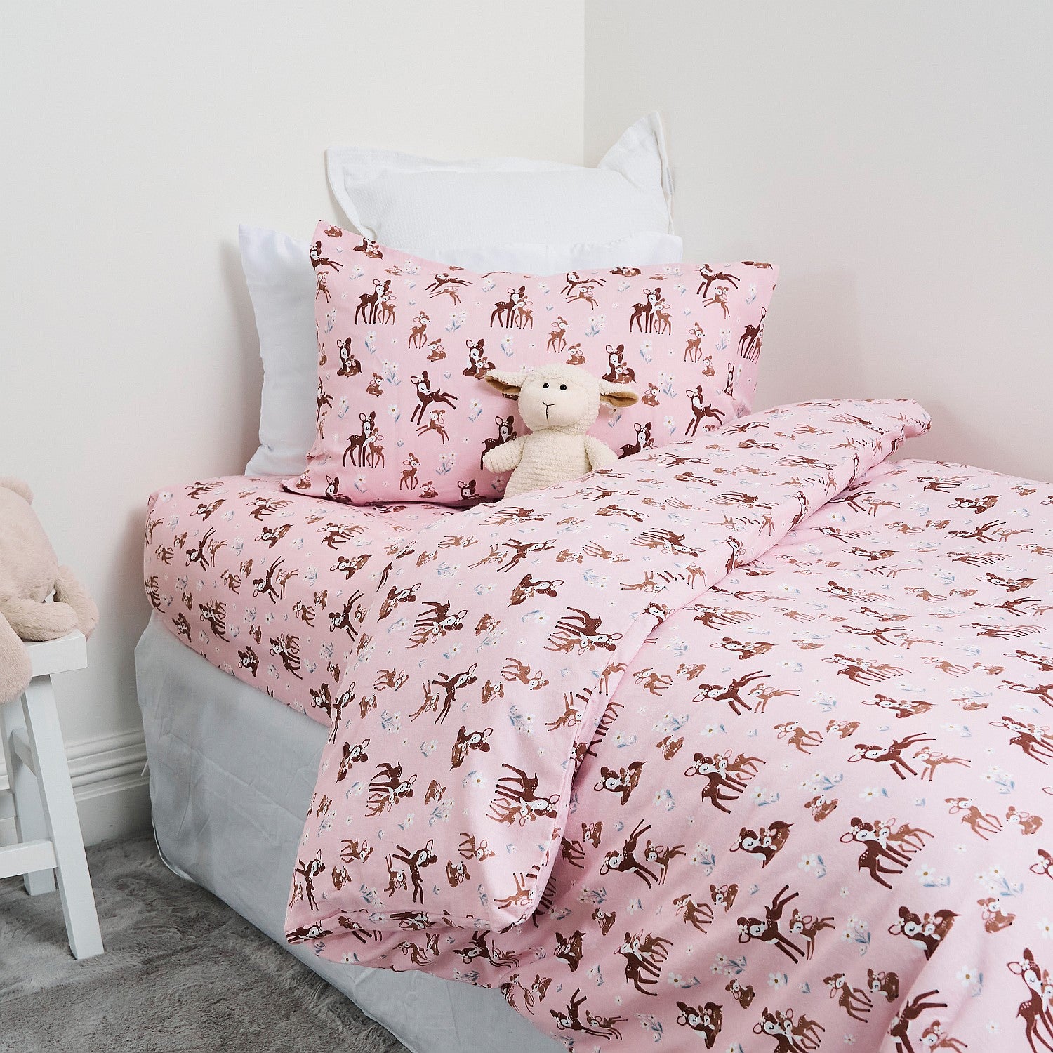 Hush Kids Doe Flannelette Cot Duvet Cover