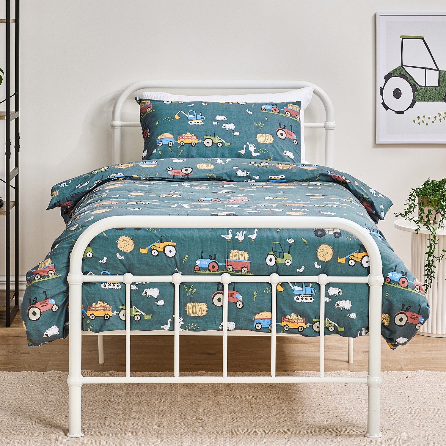 bb&b Kids Tractor Time Cotton Duvet Cover Set