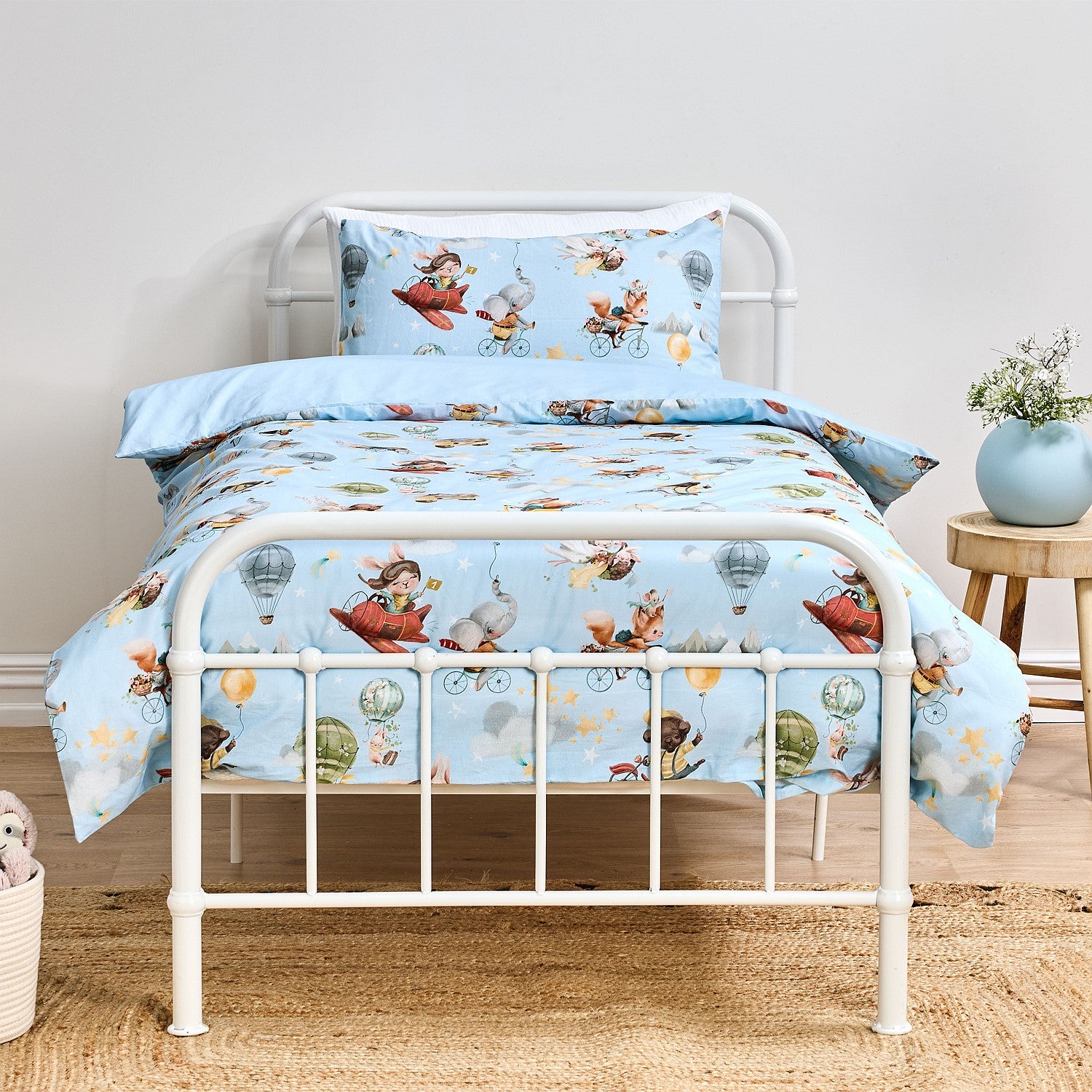 bb&b Kids Woodlands Tightrope Cotton Duvet Cover Set