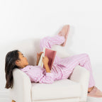 bb&b Kids Pink Stripe Flannelette PJ Set