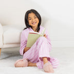 bb&b Kids Pink Stripe Flannelette PJ Set