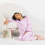 bb&b Kids Pink Stripe Flannelette PJ Set