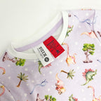 bb&b Kids Lilac Dino Fleece Pj Set