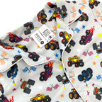 bb&b Sleep Kids Monster Truck Flannelette Pj Set