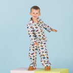 bb&b Sleep Kids Monster Truck Flannelette Pj Set