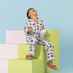 bb&b Sleep Kids Monster Truck Flannelette Pj Set