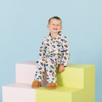 bb&b Sleep Kids Monster Truck Flannelette Pj Set