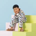 bb&b Sleep Kids Monster Truck Flannelette Pj Set