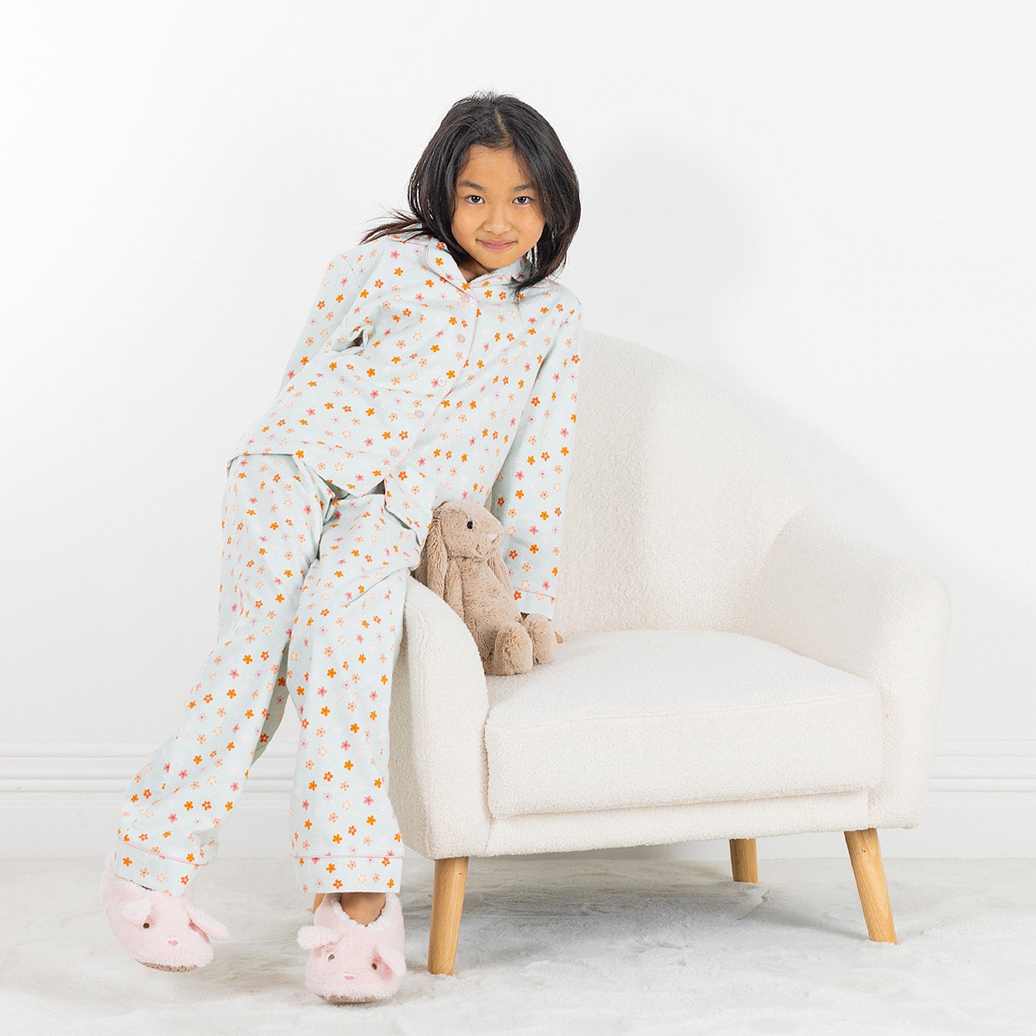 bb&b Kids Daisies Flannelette PJ Set