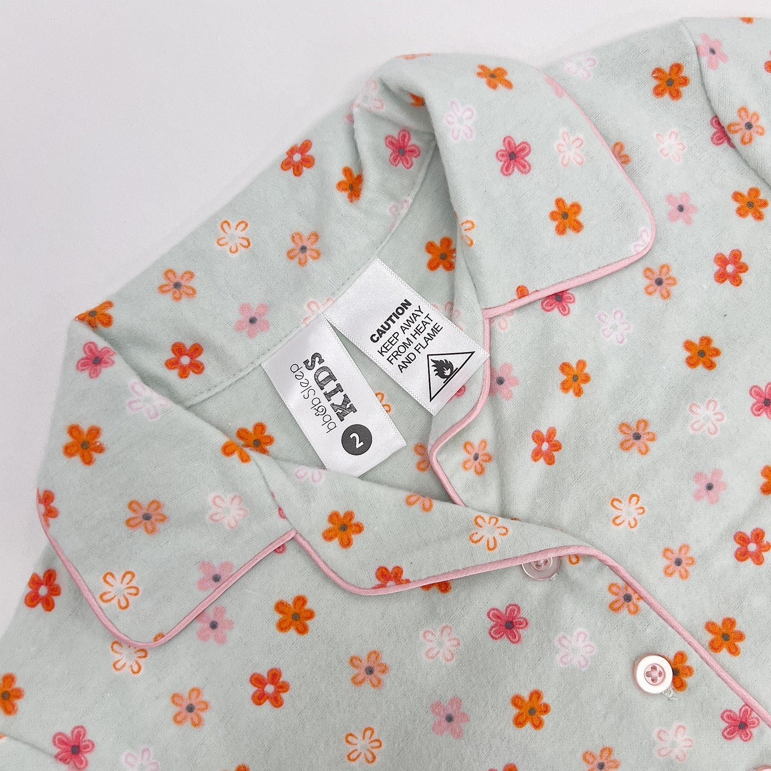 bb&b Kids Daisies Flannelette PJ Set
