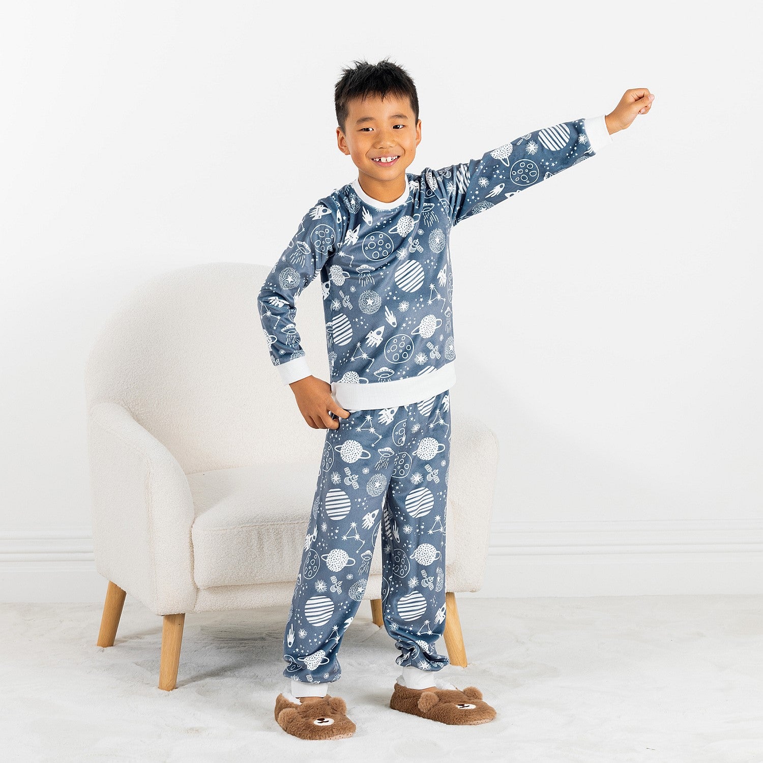 bb&b Kids Space Fleece PJ Set