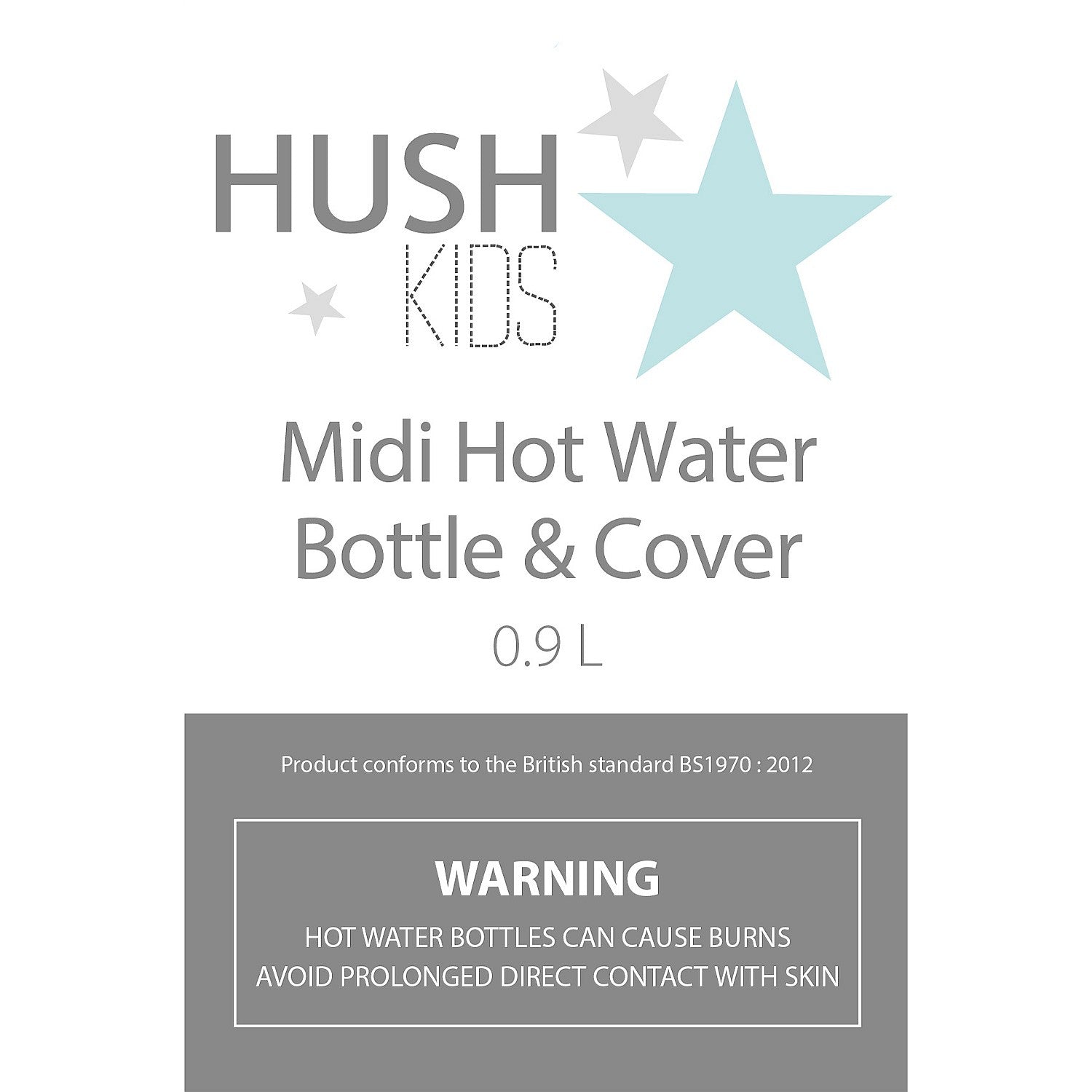 Hush Kids Bunny Midi Hot Water Bottle with Cover