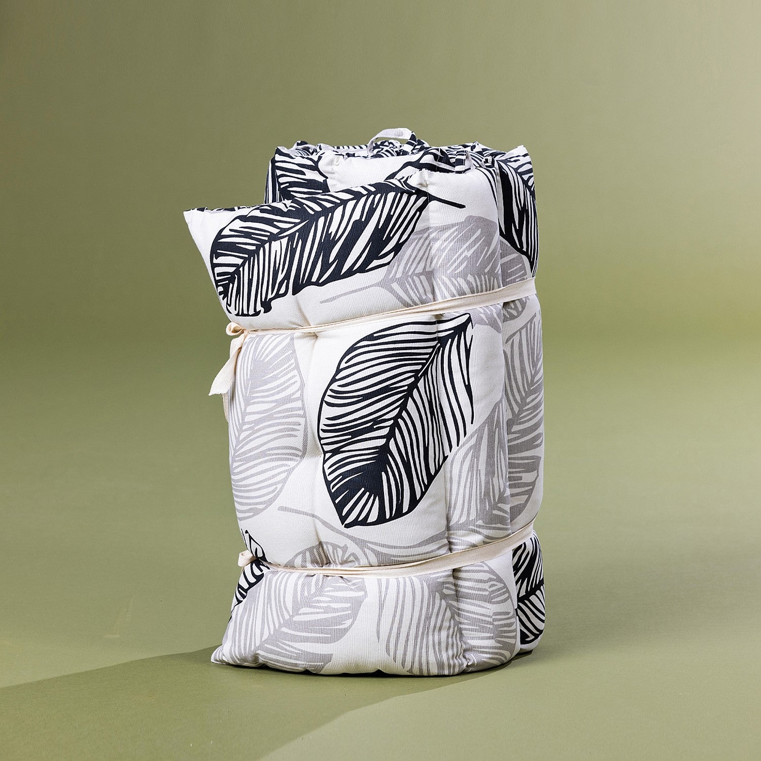 Cove Cabana Lounger Futon Cushion Large Leaf