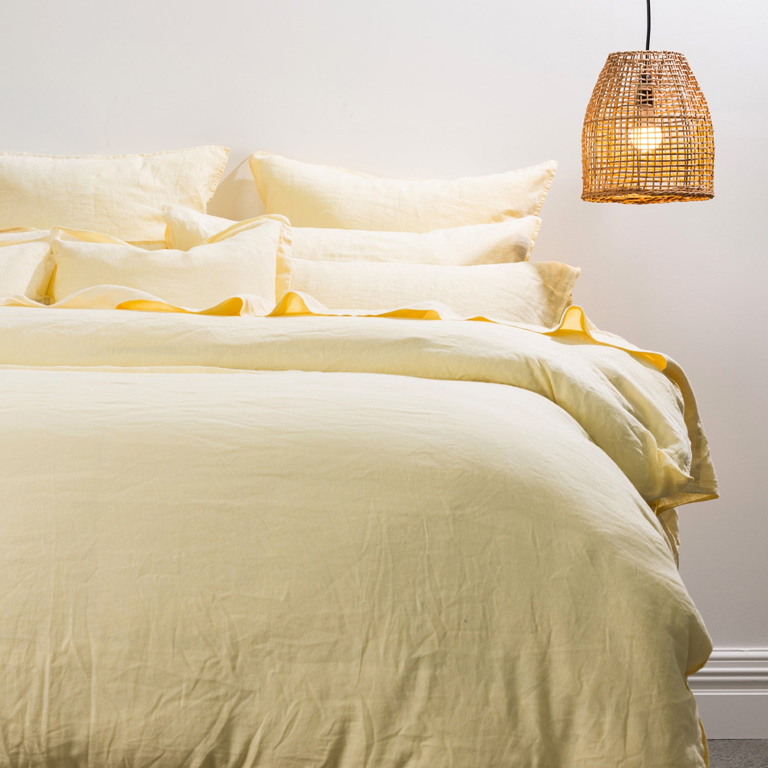 Ecoanthology 100% Linen Feather Fill Cushion