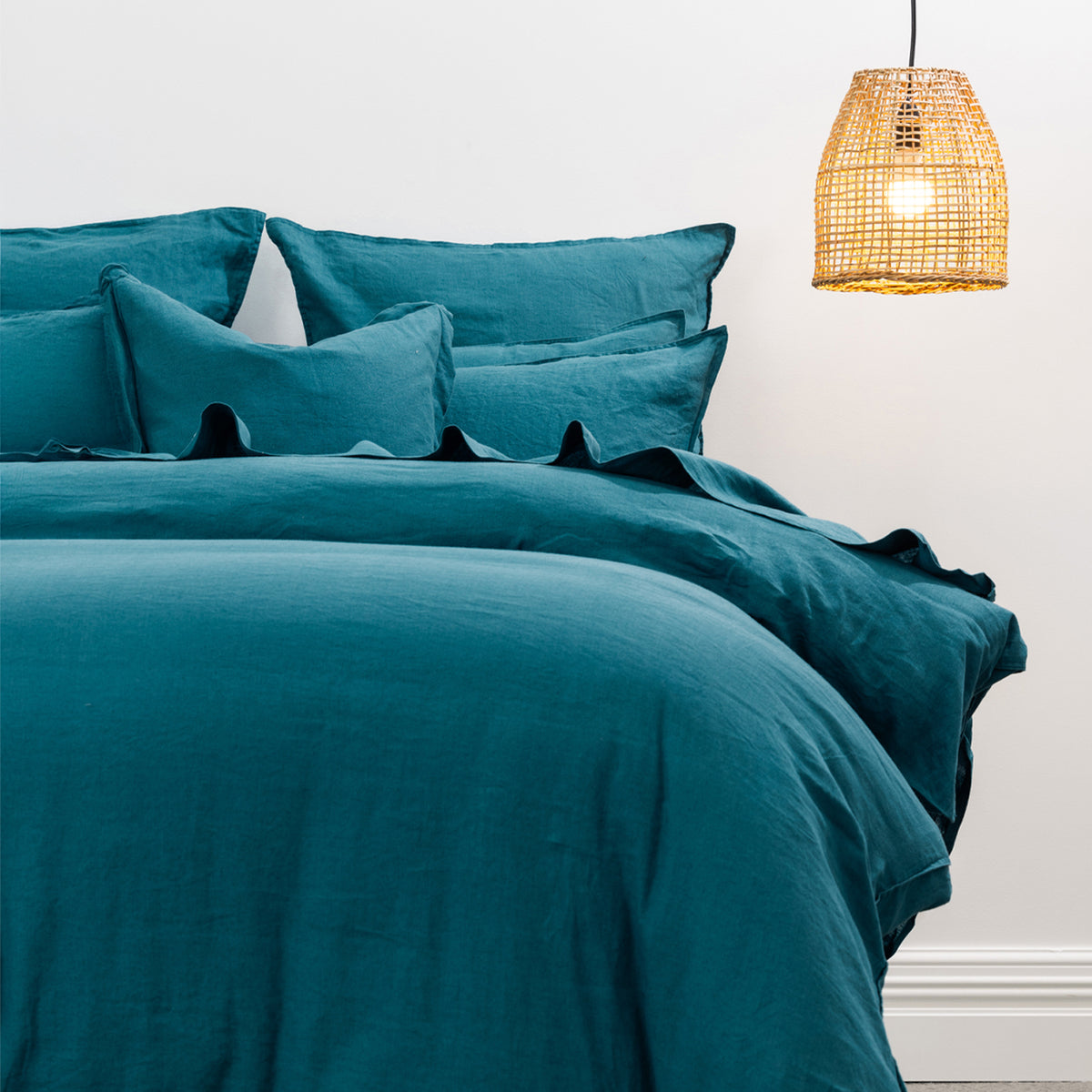 Ecoanthology 100% Linen Feather Fill Cushion