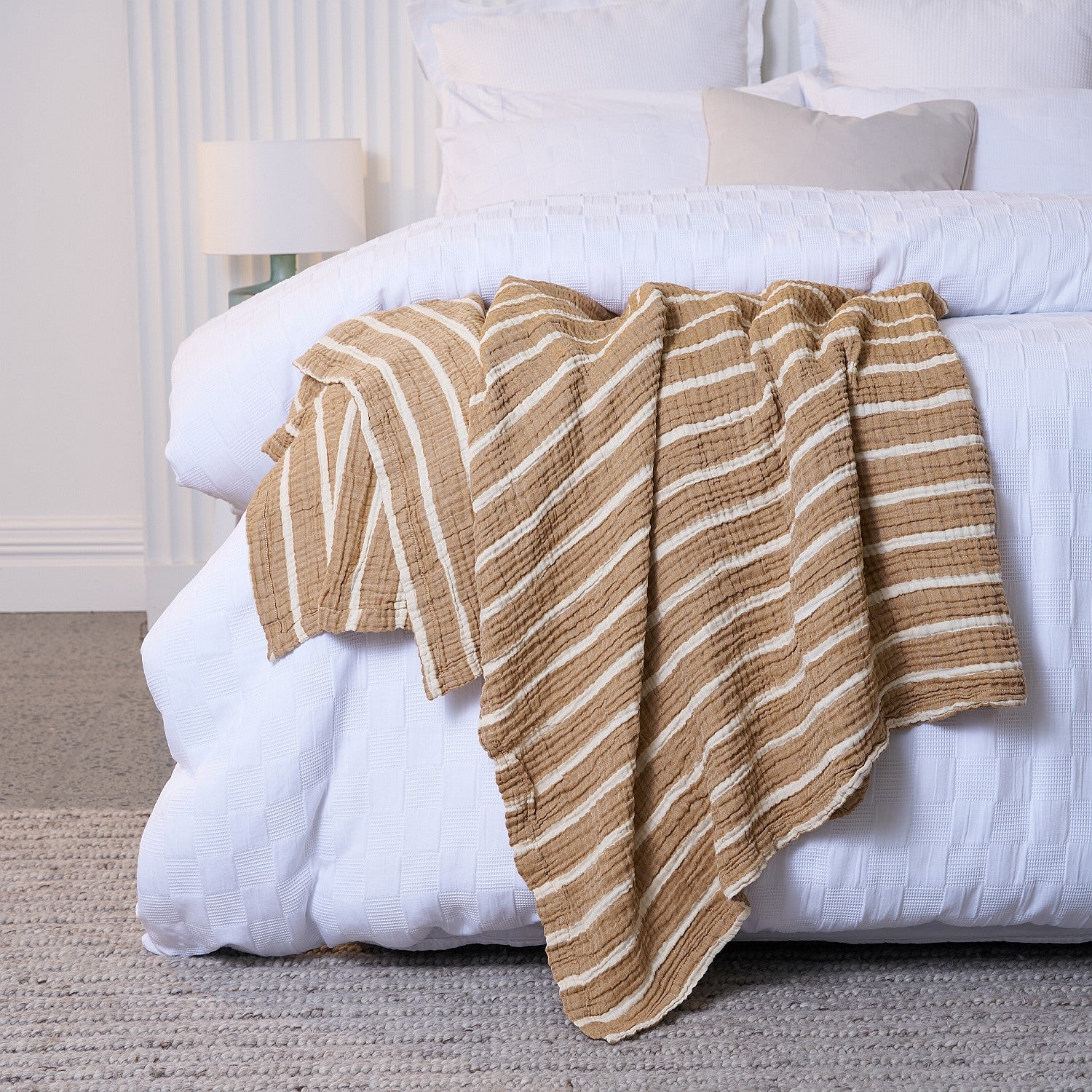 Cove Sophia Stripe Cotton Throw