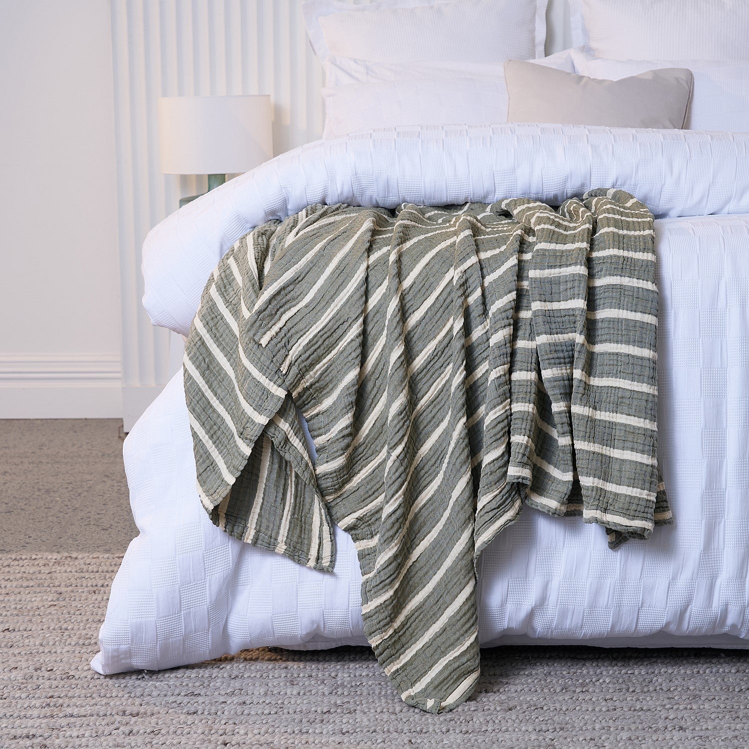 Cove Sophia Stripe Cotton Throw