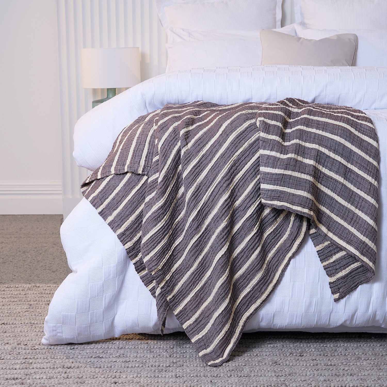 Cove Sophia Stripe Cotton Throw
