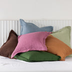 Amparo 100% Linen Feather Fill Cushion
