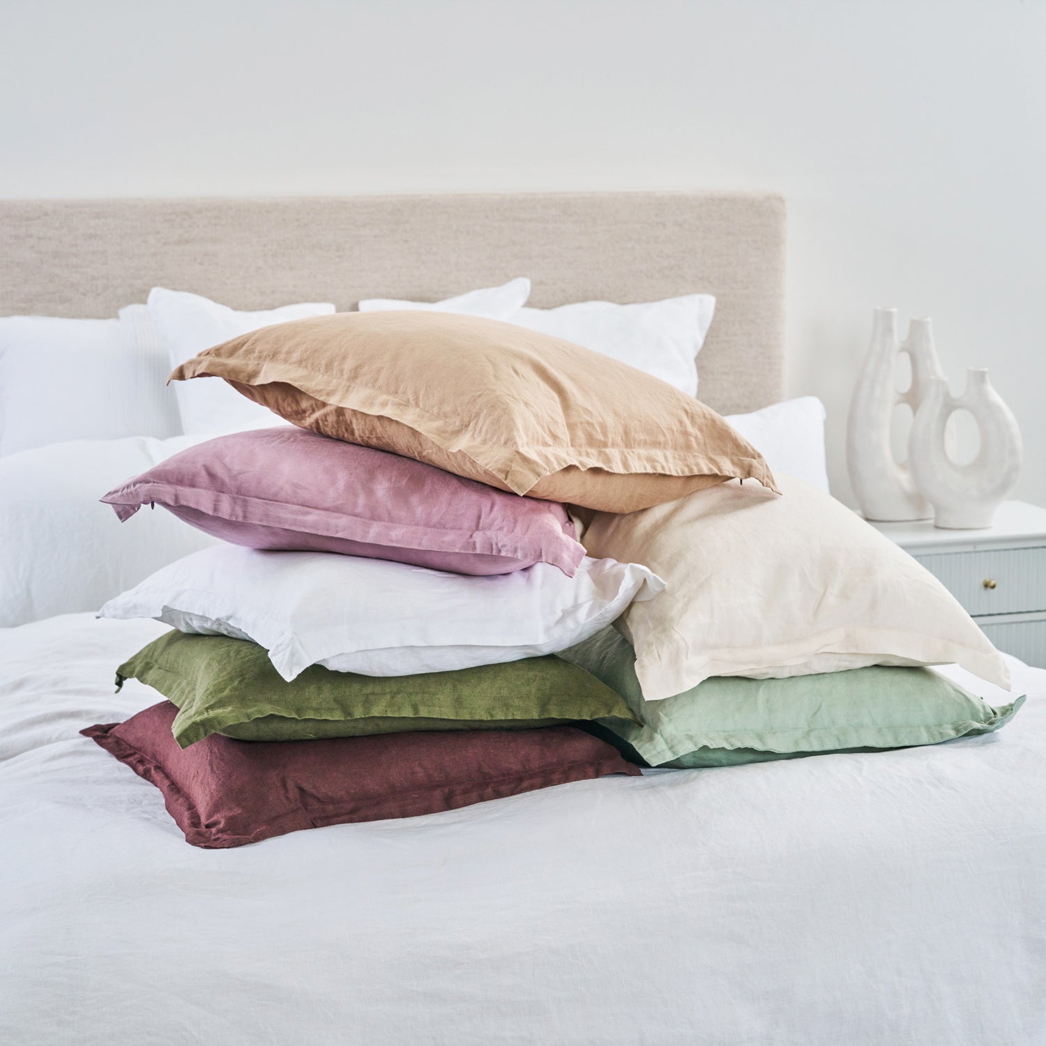 Ecoanthology 100% Linen Feather Fill Cushion