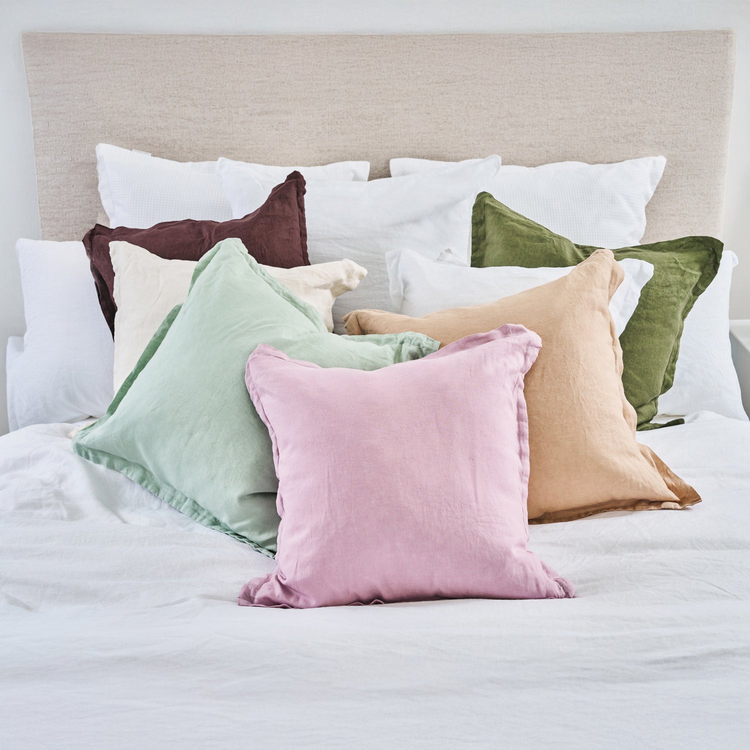 Ecoanthology 100% Linen Feather Fill Cushion