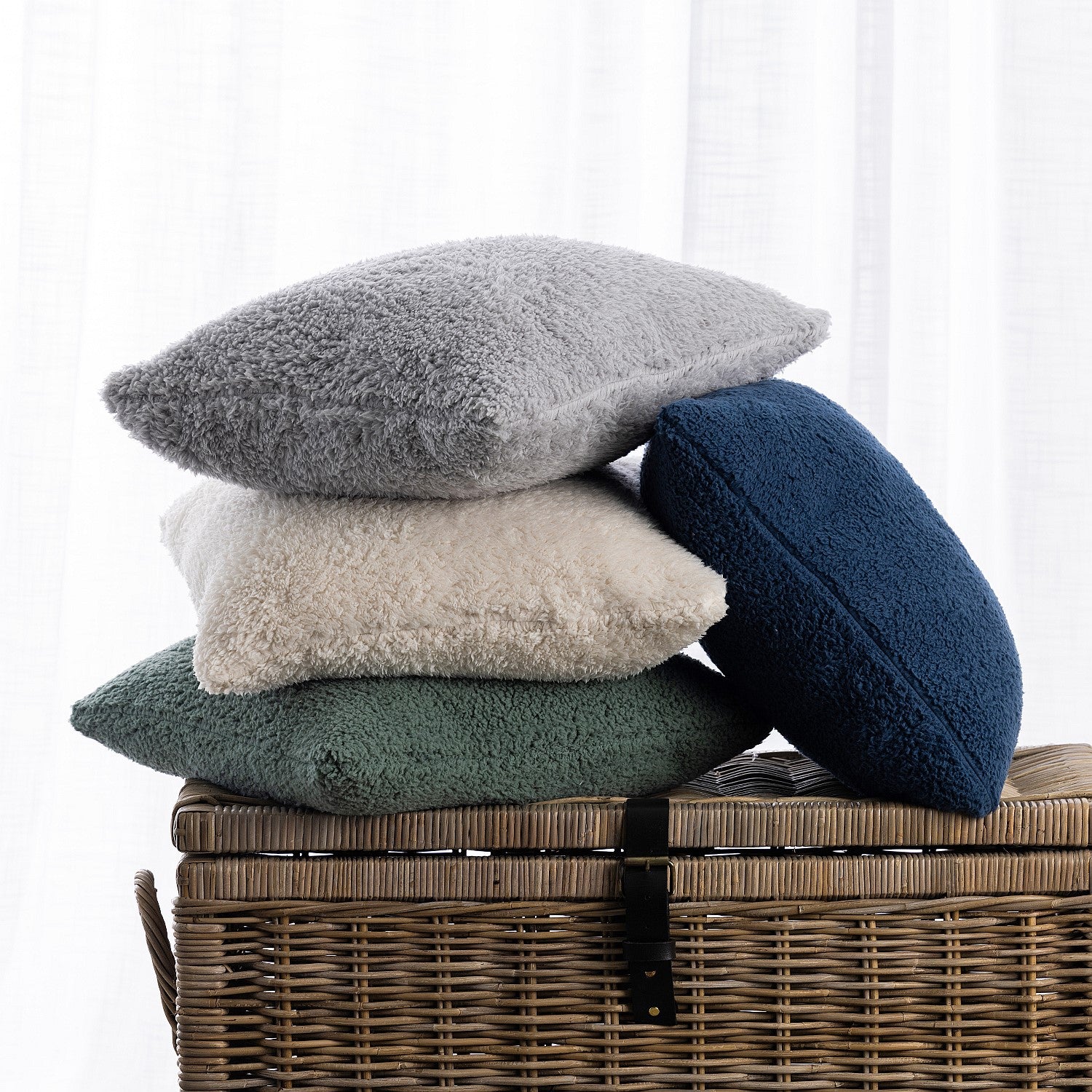Home Co. Teddy Fleece Cushion