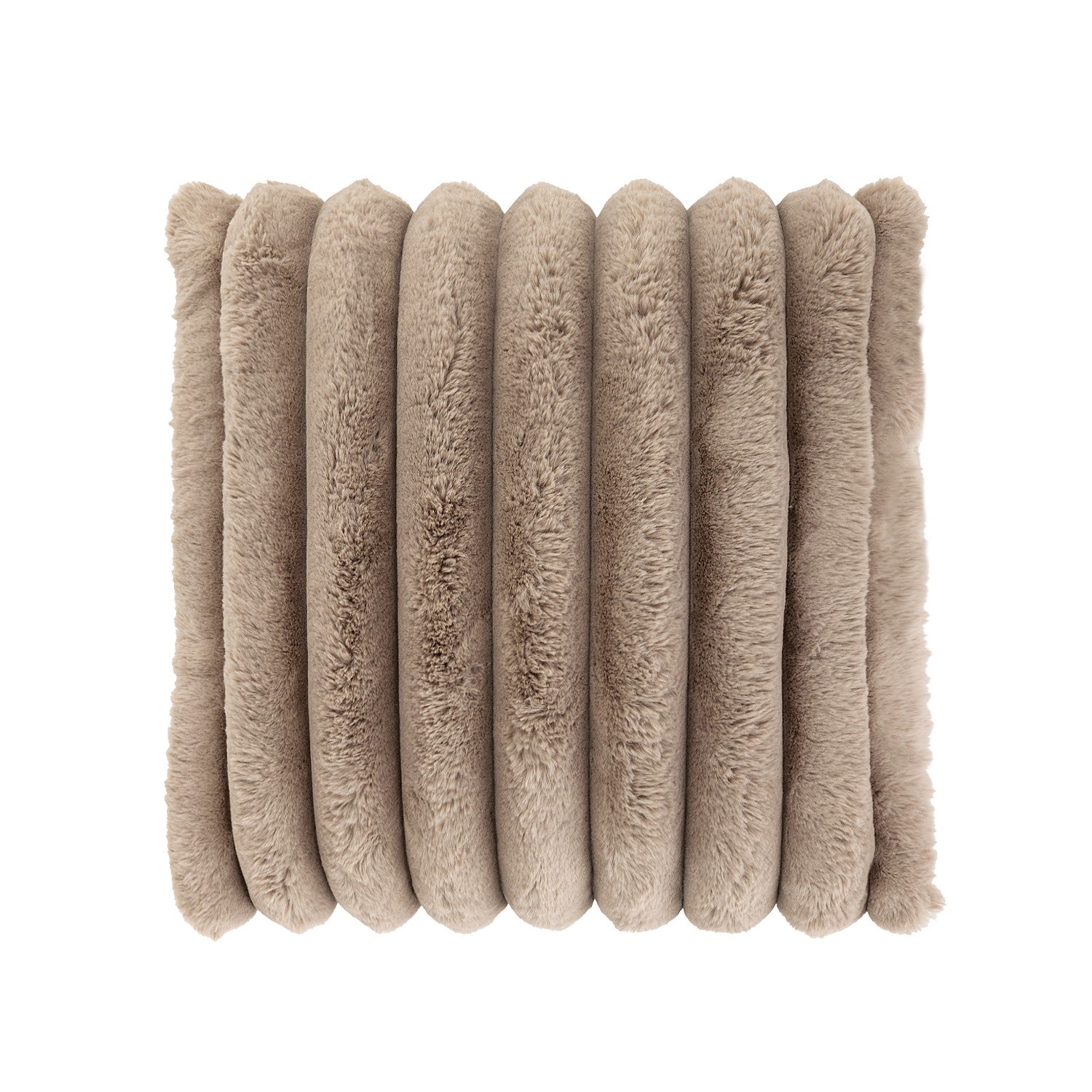 Fieldcrest Sophia Ribbed Faux Fur Cushion