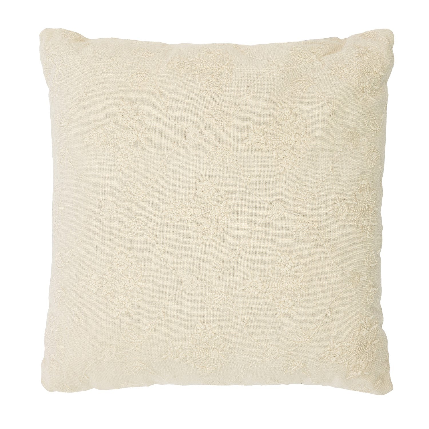 Gracious Living Iris Embroidered Cushion