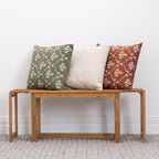 Gracious Living Iris Embroidered Cushion