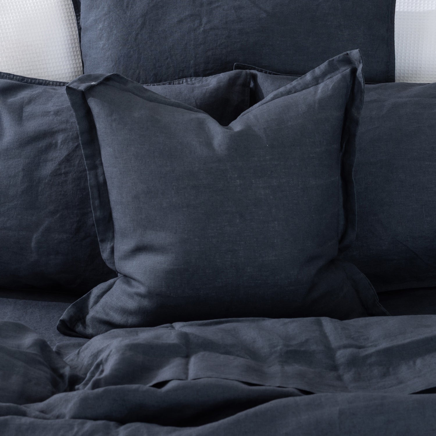 Ecoanthology 100% French Flax Linen Feather Fill Cushion